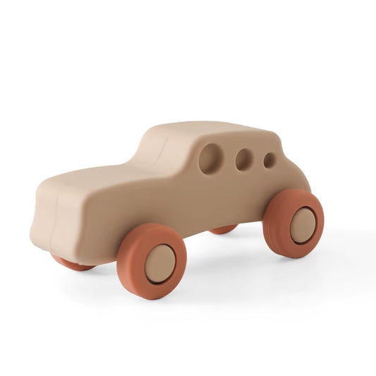 Delightful Montessori Silicone Car Teether Toy for Babies 0-12 Months - Fun and Educational!